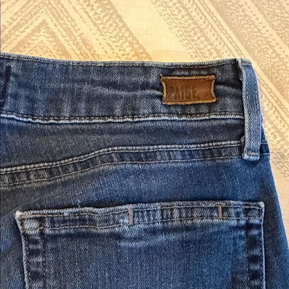 Paige Skyline Ankle Peg Jeans Skinny Dark Wash Size 29